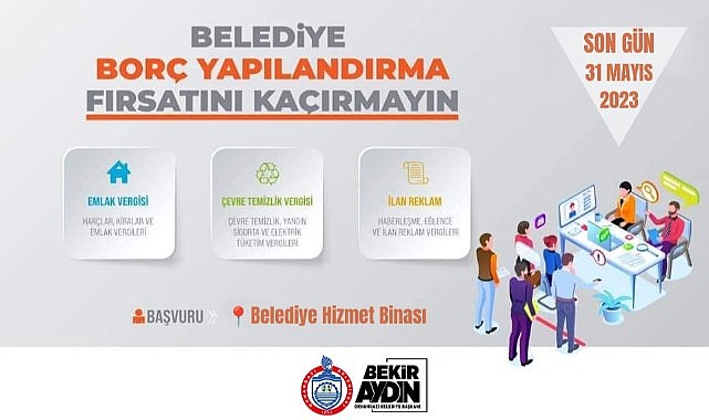 Belediye Borç yapılandırmaları başladı