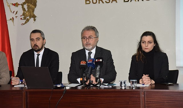 Bursa Barosu, Deprem Bölgesi Çalışmaları ve Afet Hukuku Merkezi Tanıtım toplantısı düzenledi