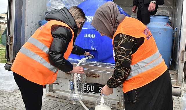 Mustafakemalpaşa’lı Süt Üreticilerinden Depremzedelere Anlamlı destek