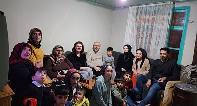 Başkan Aydın İftarda Depremzede Ailenin Misafiri Oldu.