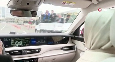 Erdoğan’ın TOGG test sürüşünde dikkat çeken ayrıntı