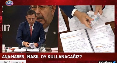 Fatih Portakal canlı yayında kime oy vereceğini açıkladı