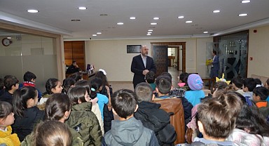 Koç İlköğretim Okulu Öğrencileri Başkan Aydını Ziyaret Etti