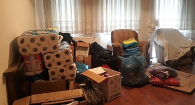Muğla’da depremzedeler için toplanan yardımları evine götürdü