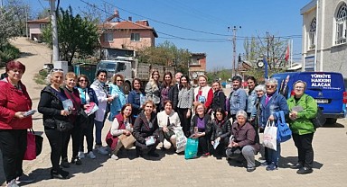 NİLÜFER’İN ESKİ KÖYLERİNDE KADINLARLA BİR ARAYA GELDİ