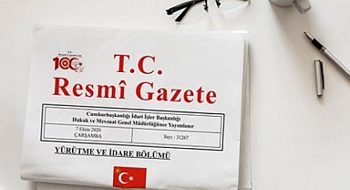 Resmi Gazete’de bugün!