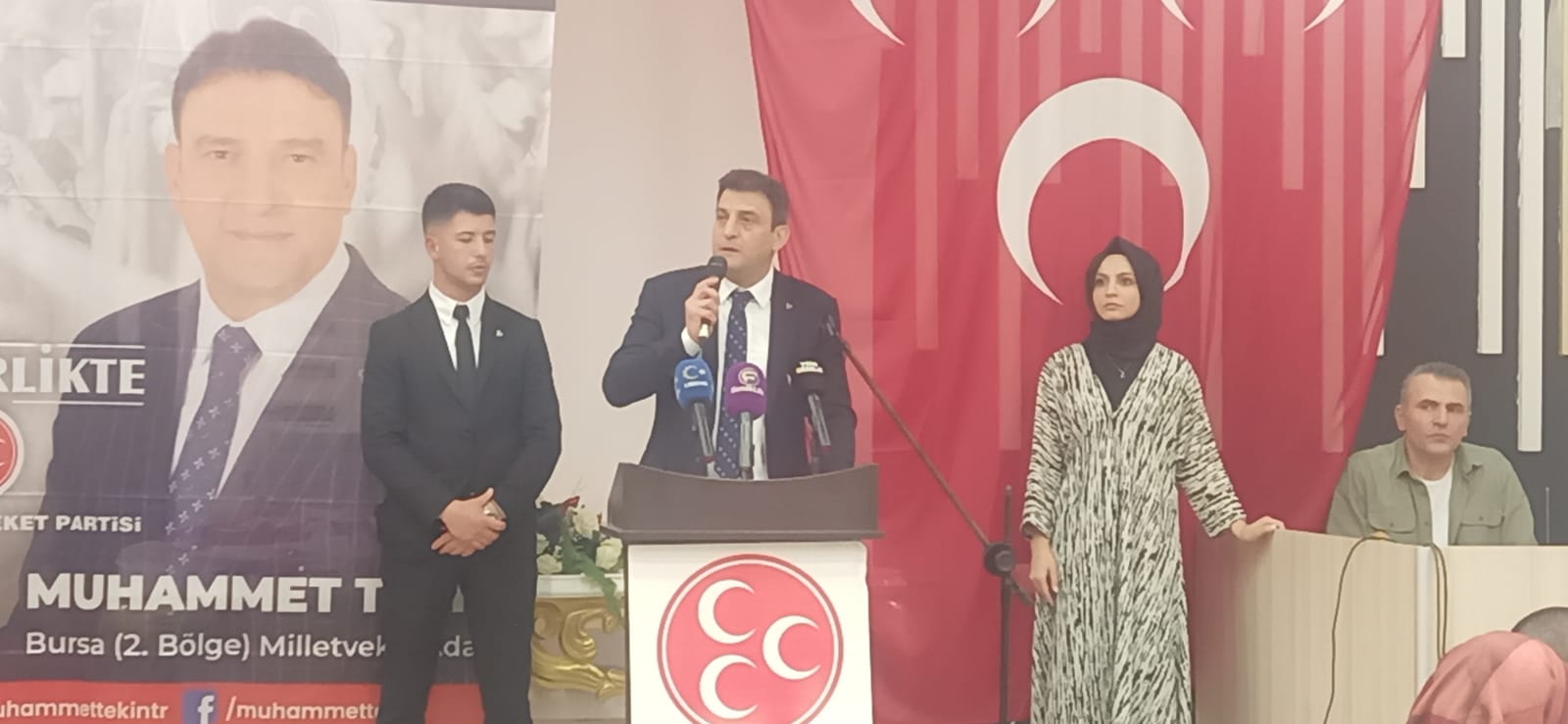 MHP’li Aday Muhammet Tekin’e büyük ilgi