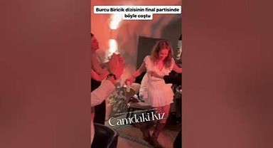 Burcu Biricik, final yemeğinde coştu