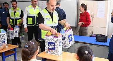 Depremzede çocuklara Bursa morali