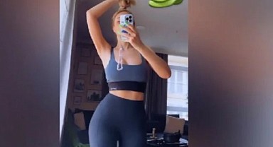 Hande Sarıoğlu yılan dansı yaptı! Gören fiziğine hayran kaldı