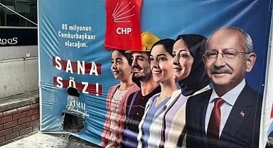 Ortaköy’de CHP’nin seçim çadırına saldırı