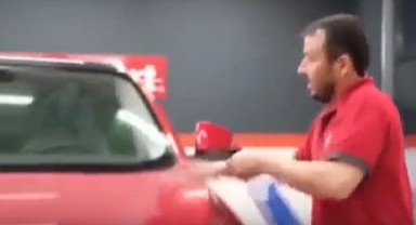 TOGG’a seramik kaplama yapacak usta fena pot kırdı