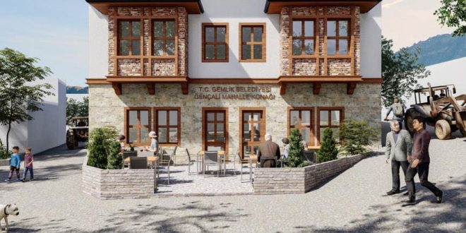 Gemlik Belediyesi’nden bir mahalle konağı da Gençali’ye