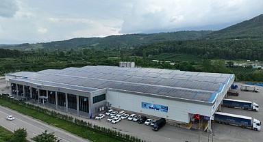 Bursa’da su fabrikasında elektrik üretiliyor