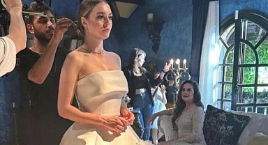 Melis Sezen’den gelinlik paylaşımı