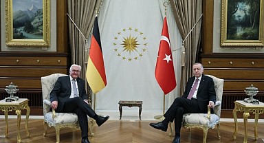 Cumhurbaşkanı Erdoğan Almanya Başbakanı ile bir araya geldi