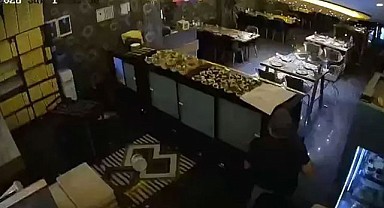 Kebapçıda panik dolu anlar