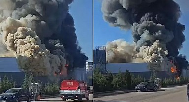 Sincan’da sanayi bölgesinde yangın paniği