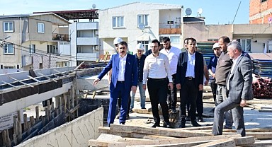 YAVUZSELİM KAPALI PAZAR ALANI’NDA YOL YARILANDI