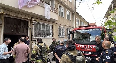 Bursa’da Apartman Yangını Korkuttu