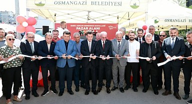 Osmangazi’de Emek Adnan Menderes Mahallesi’ne Yeni Pazar Yeri Açıldı